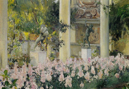 Sorolla's Garden Paintings - The Artist's Road