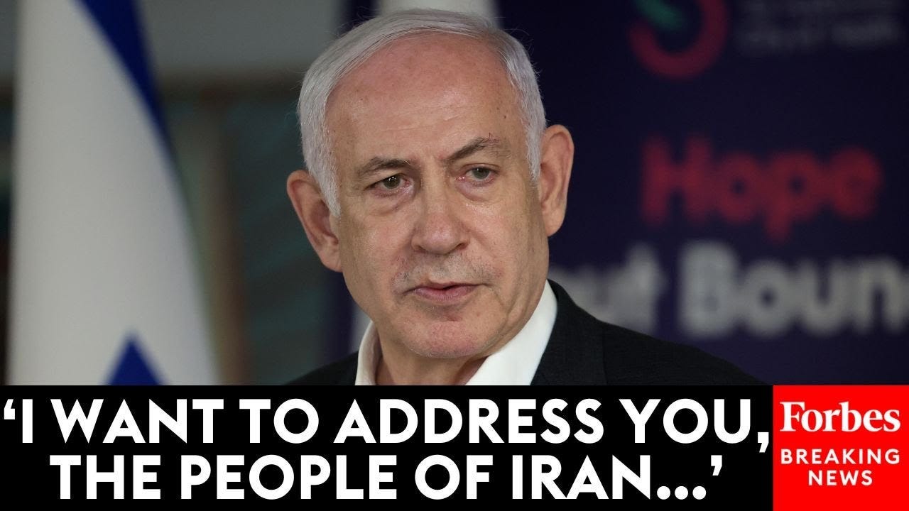 JUST IN: Israel's Netanyahu Addresses Iranian People In Social Media Post  Amidst Rising Tensions