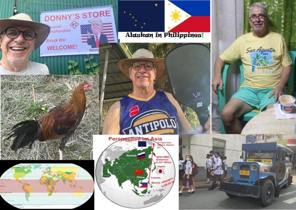 Alaskan exploring life in the Philippines.