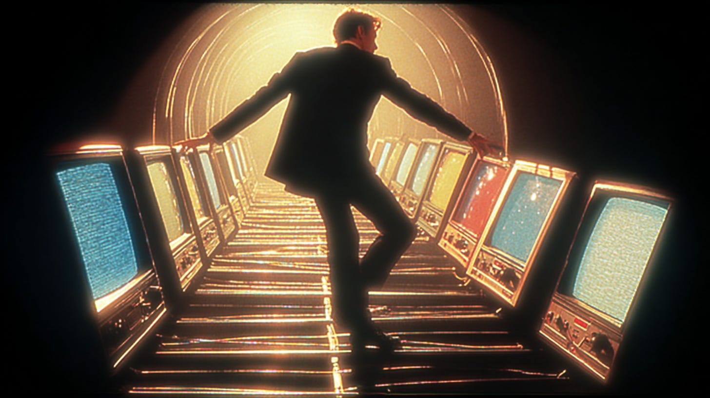 Hero 1 — Tunnel of Screens