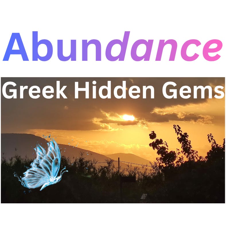 Abundance! 💙 Greek Hidden Gems logo