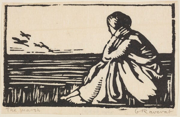 The Marsh by Gwendolen Raverat | National Galleries of Scotland