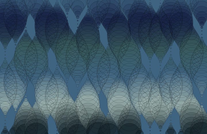 Pretty blue wallpapers made with rgbDesigner