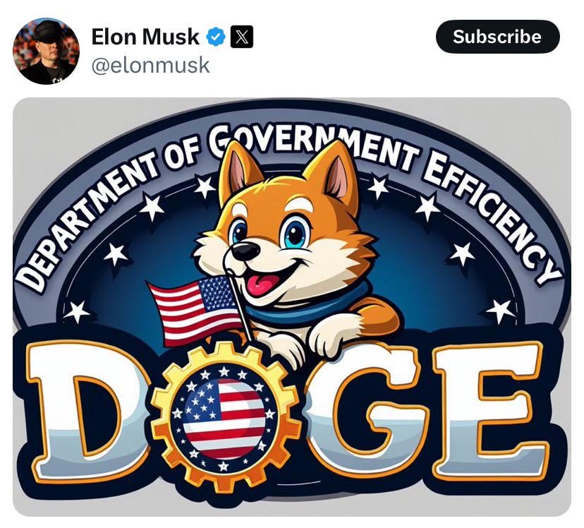 What are your thoughts on this “Department of Doge”? : r/ProfessorFinance