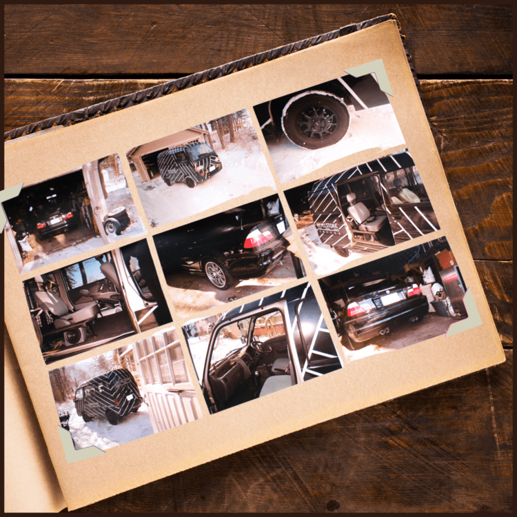 E46 M3 and Subaru Sambar collage E46 M3 and Subaru Sambar collage