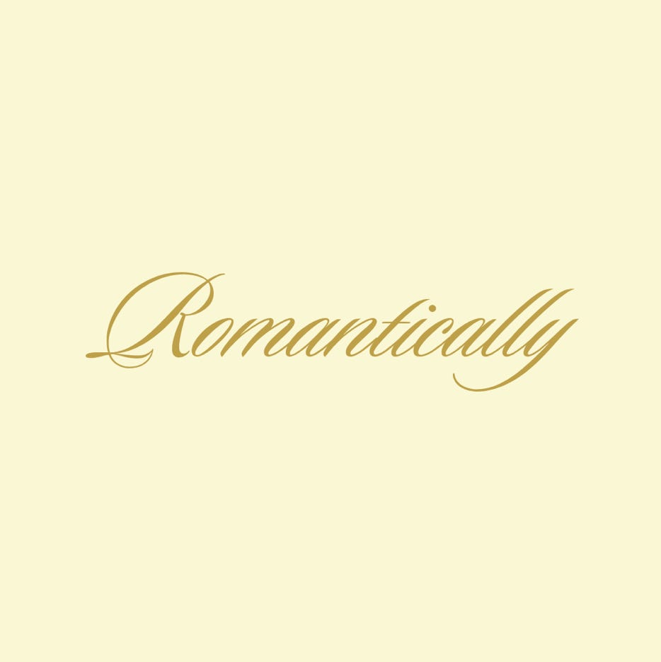 Substack profile picture for @romantically
