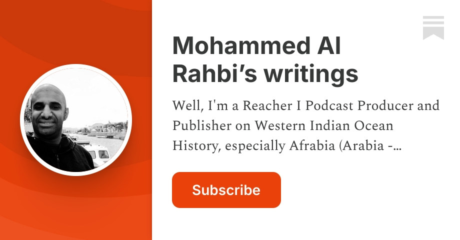 Mohammed Al Rahbi’s writings | MohammedAlRahbi | Substack