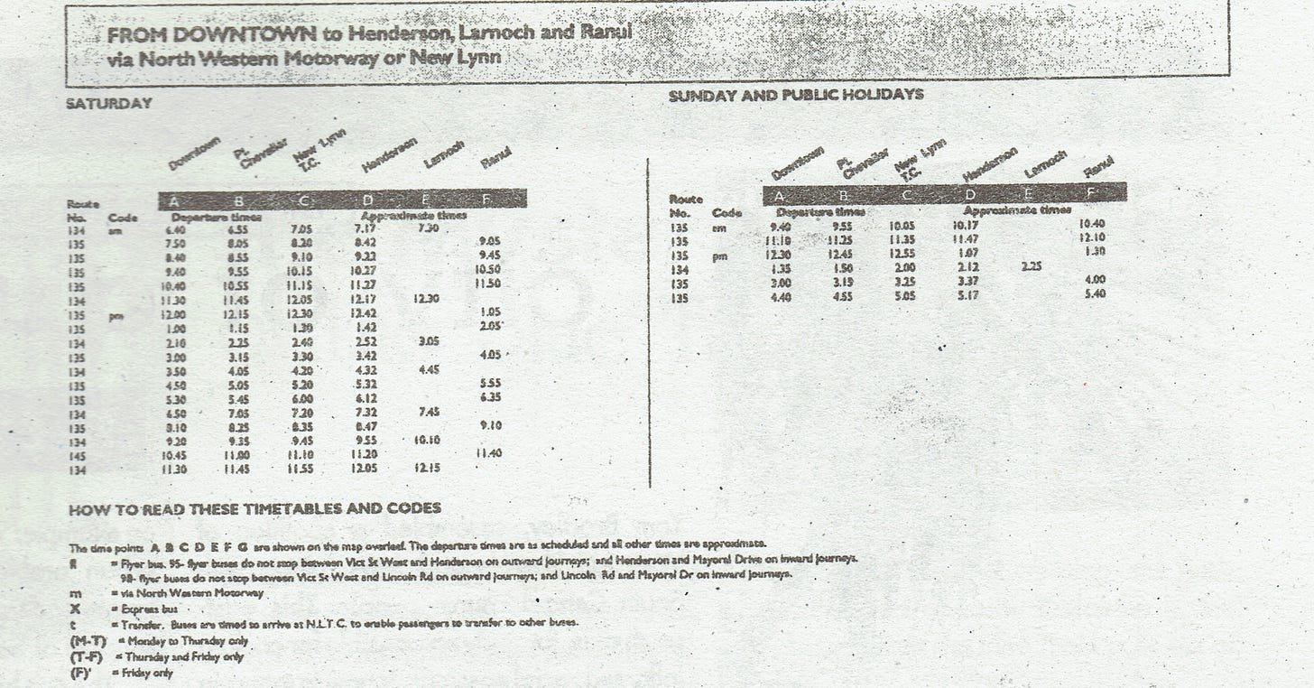Ranui Bus TImetable 8