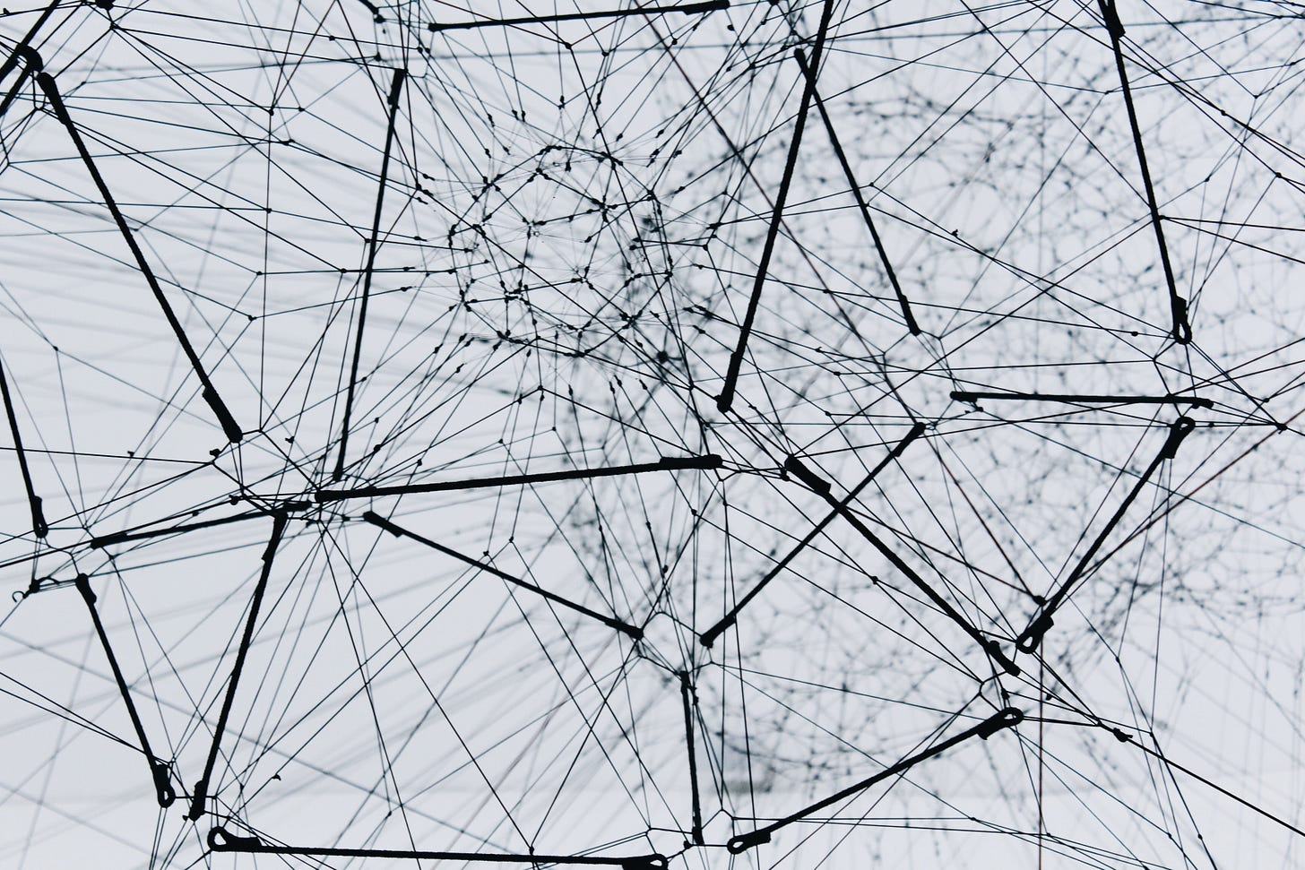 A art piece showing graphs and nodes