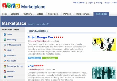 Zoho Marketplace Zoho Marketplace