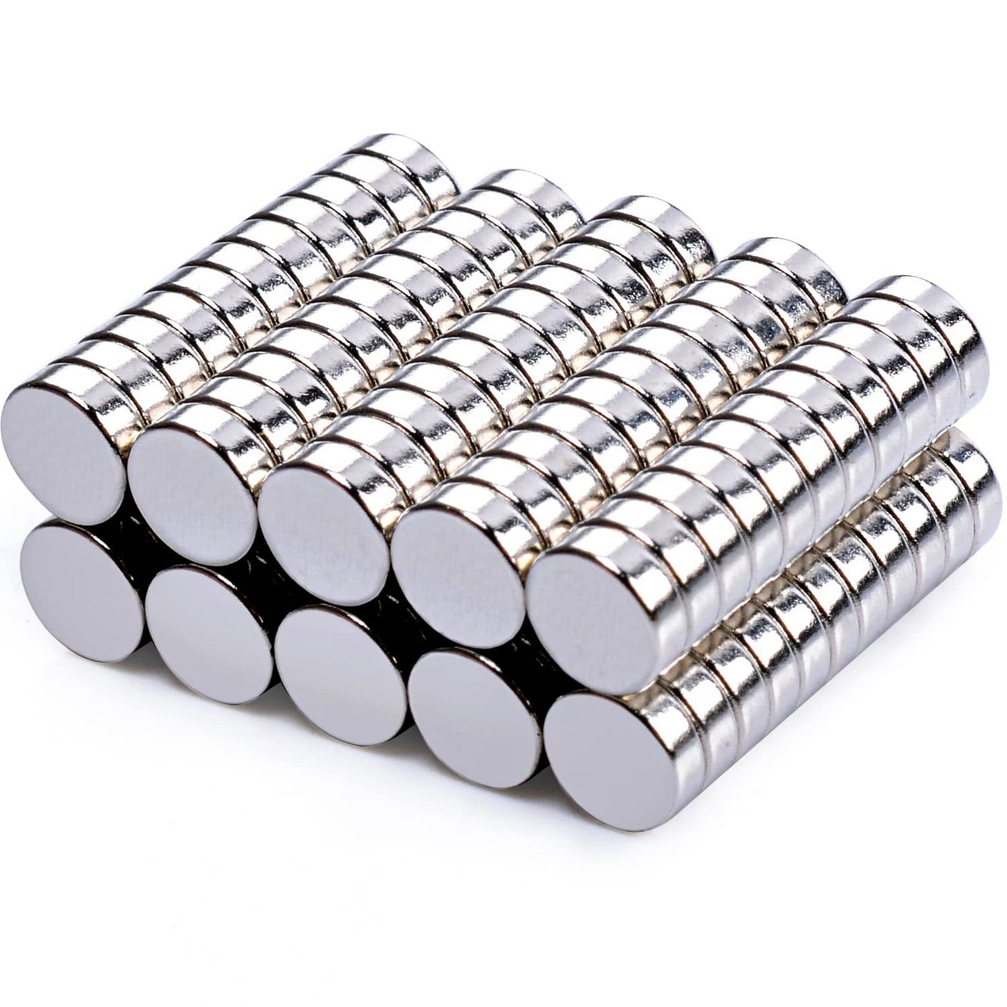 MIN CI 100 Pcs Strong Round Small Rare Earth Magnets, Mini Refrigerator  Neodymium Magnets Disc for Whiteboard Locker Fridge Crafts Dry Erase Board  Cabinets: Amazon.com: Industrial & Scientific