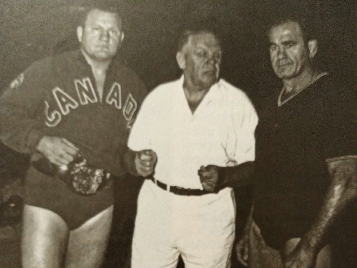 On this day in 1966, Gene Kiniski vs Lou Thesz for the NWA World Heavyweight took place at Kiel Auditorium in St. Louis. On this day in 1966, Gene Kiniski vs Lou Thesz for the NWA World Heavyweight took place at Kiel Auditorium in St. Louis.