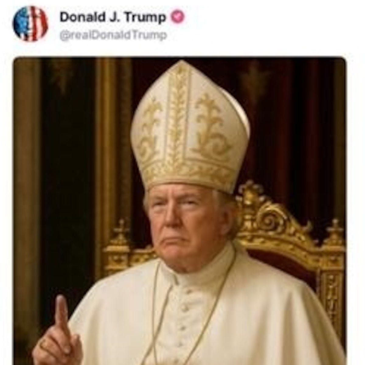 Trump posts AI-generated photo of himself as pope, drawing internet outrage  | Reuters