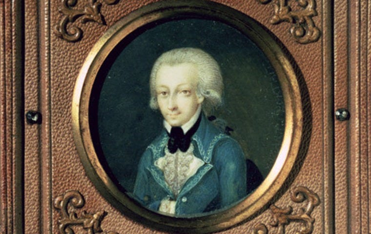 Portrait of Wolfgang Amadeus Mozart, 1773