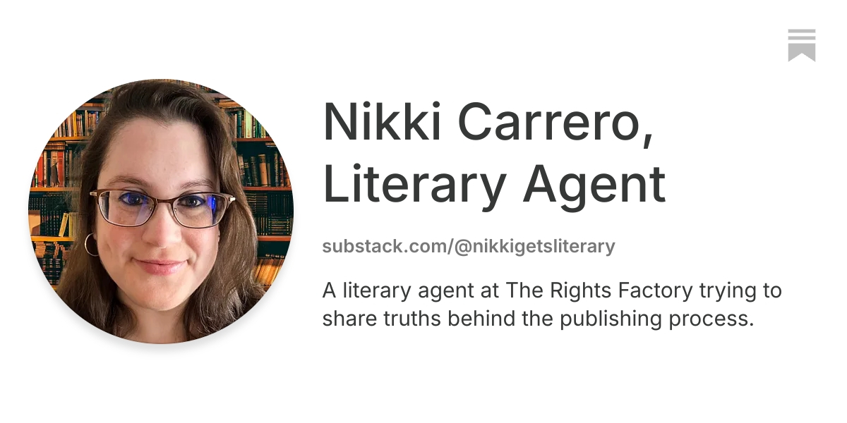 Nikki Carrero, Literary Agent | Substack