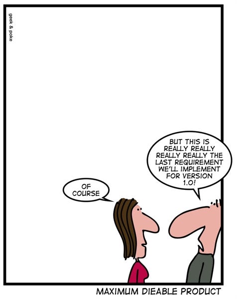 Minimum Viable Product (MVP) or MDP?