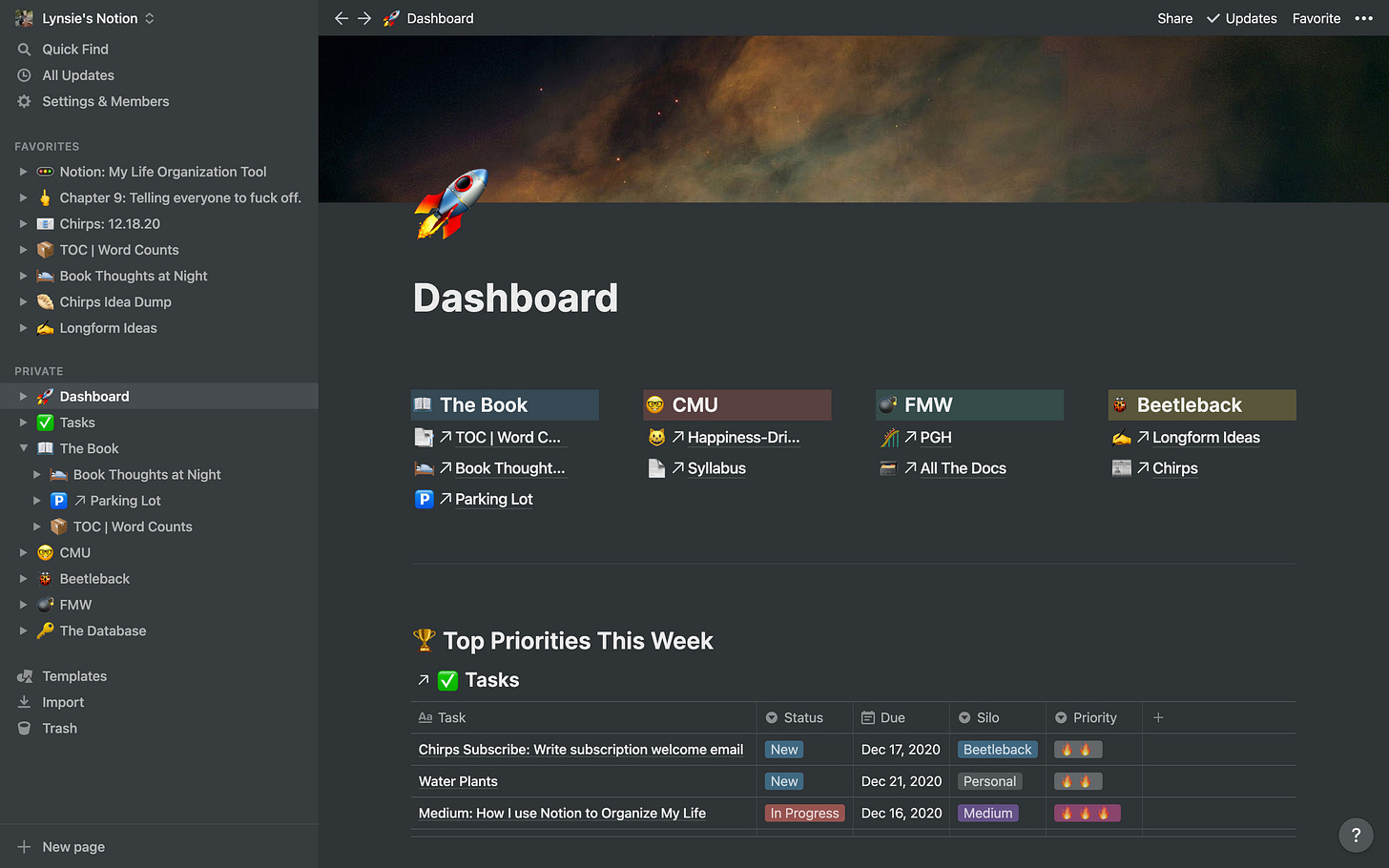 Notion: My Life Organization Tool