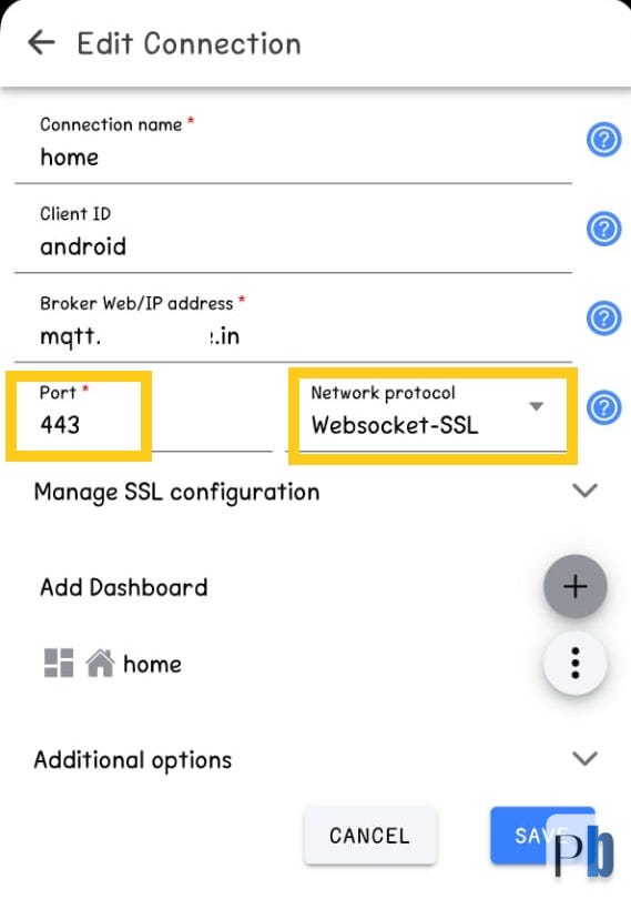 Android MQTT Client Setting