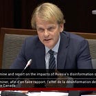 Senate committee fetes ex-parliamentarian behind discredited spy allegations against journalist