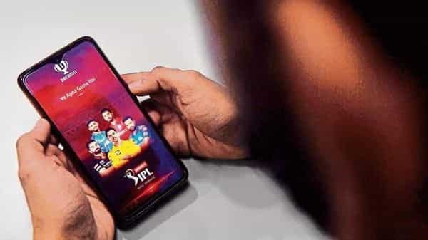 The Dream11 app on a mobile (Photo: AFP)