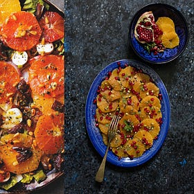 Orange, Pear, and Date Salad and Moroccan-Inspired Marinated Orange Slices