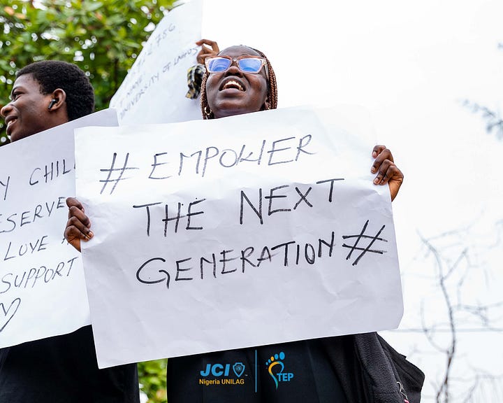 JCIN UNILAG's Educate a Child Publicity Walk