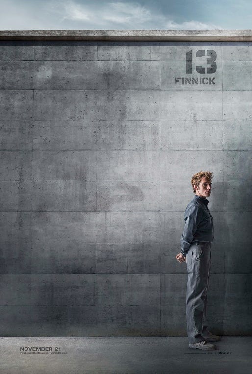 Hunger Games: Mockingjay Part 1 Finnick poster Hunger Games: Mockingjay Part 1 Finnick poster