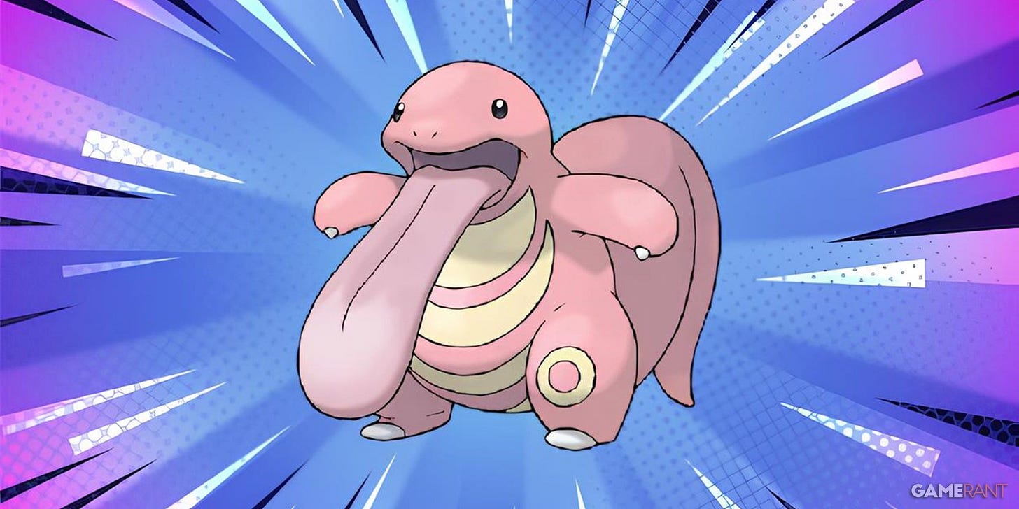 Pokemon Fan Designs Baby Form of Lickitung