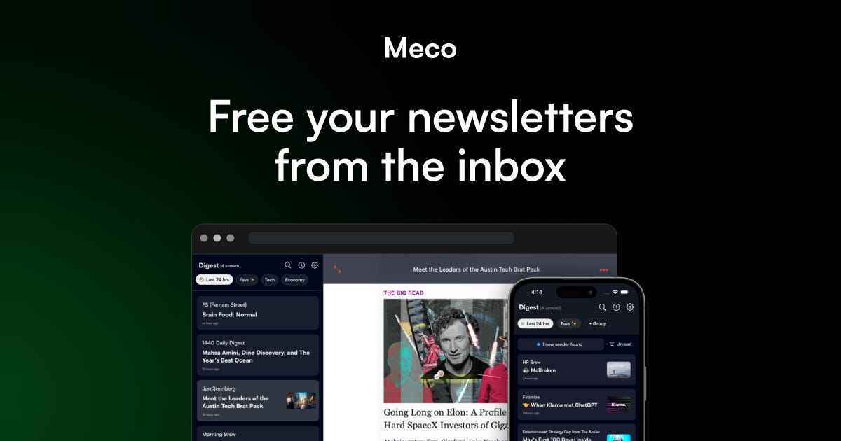 Meco: The #1 newsletter reader | Declutter your inbox Meco: The #1 newsletter reader | Declutter your inbox