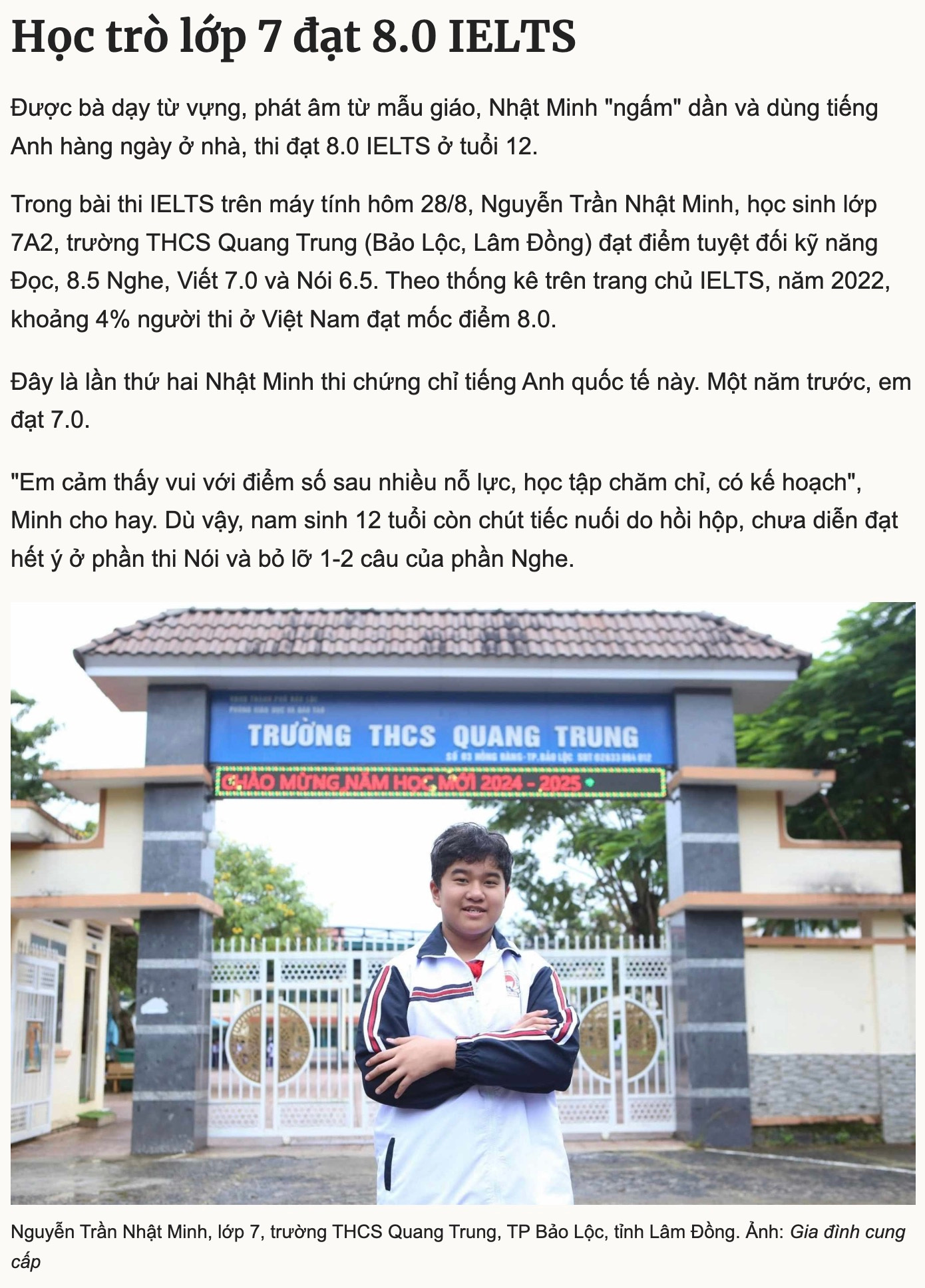 Hình minh họa chứng chỉ IELTS trong bối cảnh học tập