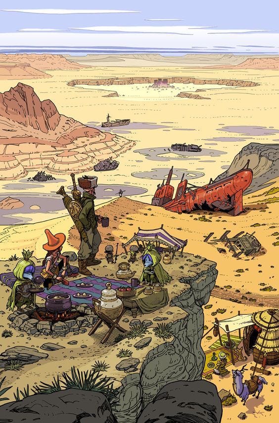 "Dry Land" by synthezoide