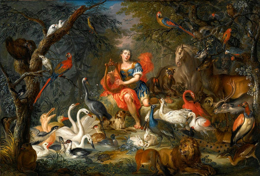 Orpheus Charming the Animals by Franz Christoph Janneck and Carl Wilhelm de  Hamilton