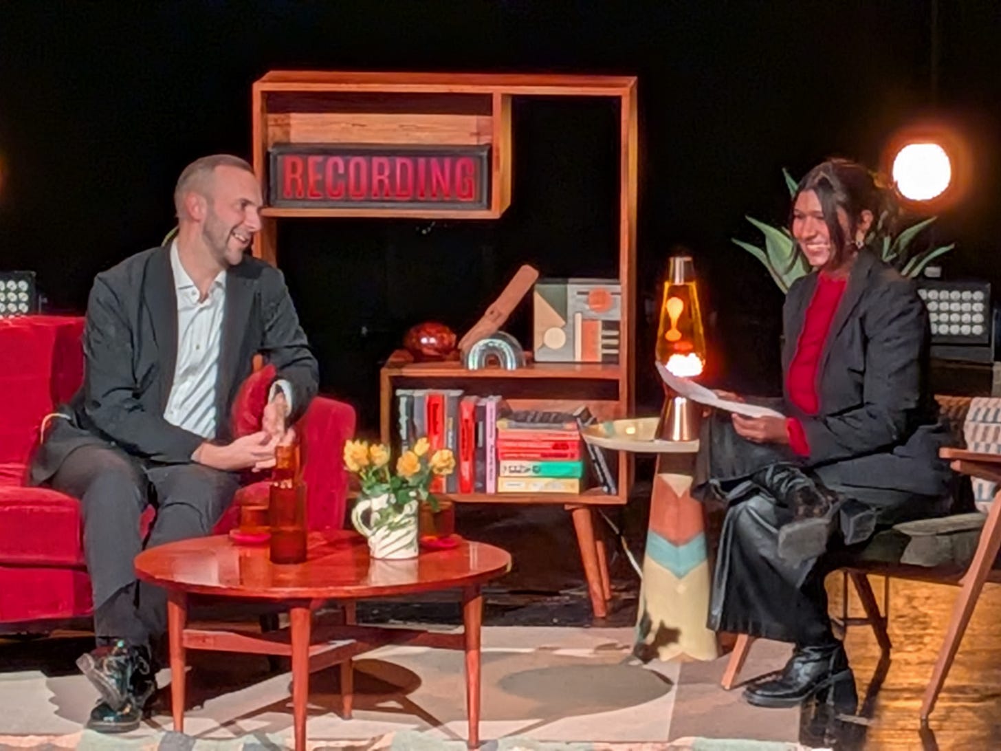 Ash Sarkar and Zack Polanski 2, EartH, Hackney, London, UK