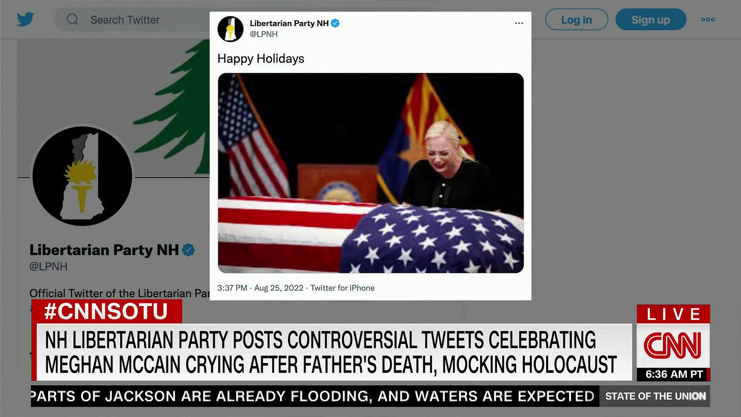 Sununu calls out 'horribly insulting' NH Libertarian Party tweets | Watch