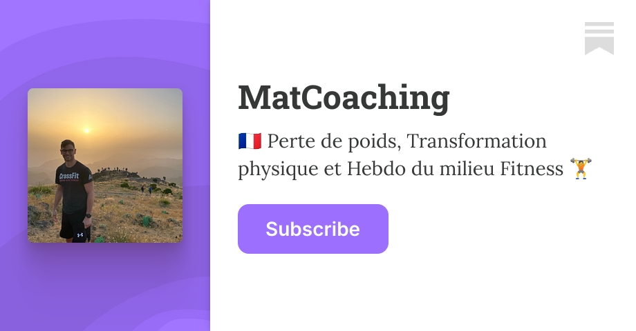 MatCoaching - Coach & Owner | Mathieu Bourgault | Substack