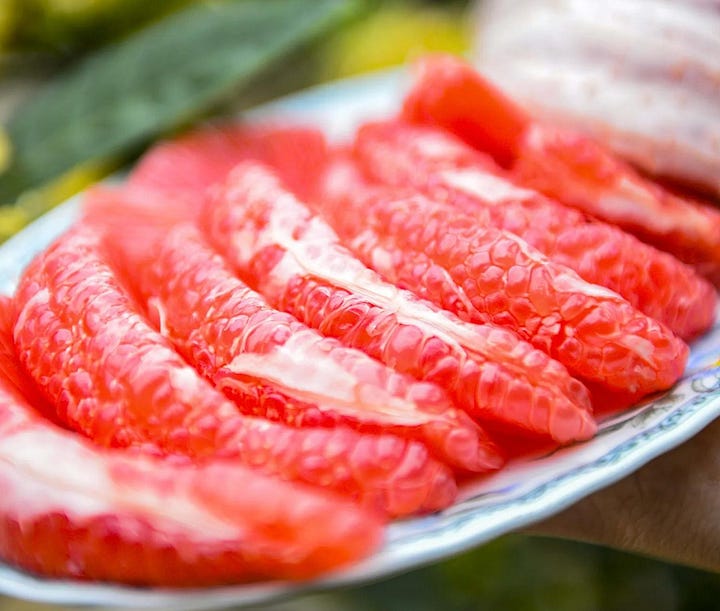 red pomelo vietnam