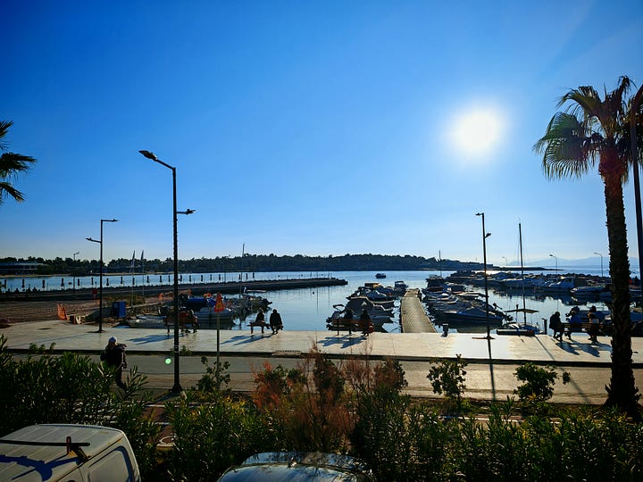 Photos from Athens: temples of Zeus, Mount Lycabettus, Riviera