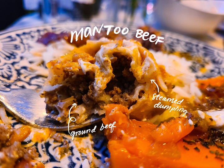 Lapis Mantoo Beef Afghan Dumpling