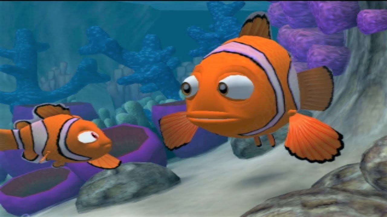 Finding Nemo - GameCube Gameplay (720p60fps)
