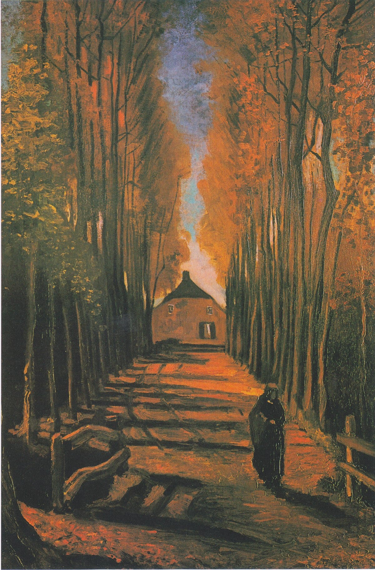 Avenue of Poplars in Autumn - Wikipedia