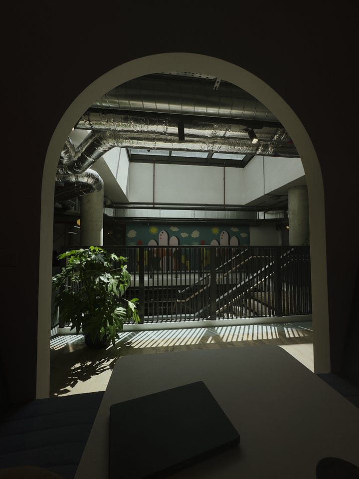 Images of the Runway East Brighton co-working space.