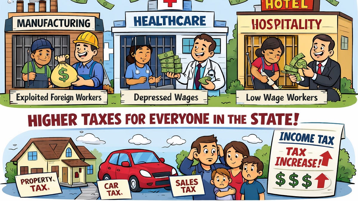 Local Labor Decisions Reduce Standard of Living for Everyone