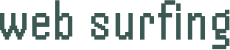 web surfing