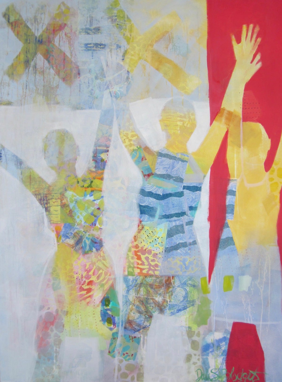 A picture containing text, painting, fabric

Description automatically generated