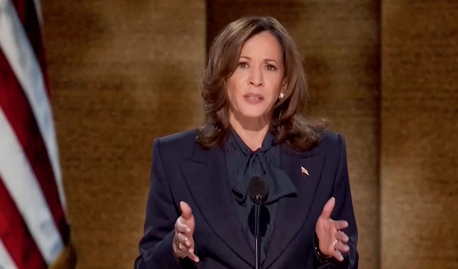 Kamala Harris at the DNC