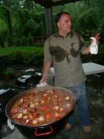 Lobster paella
