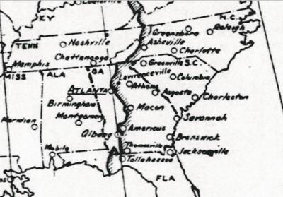 past tense - georgia time zones