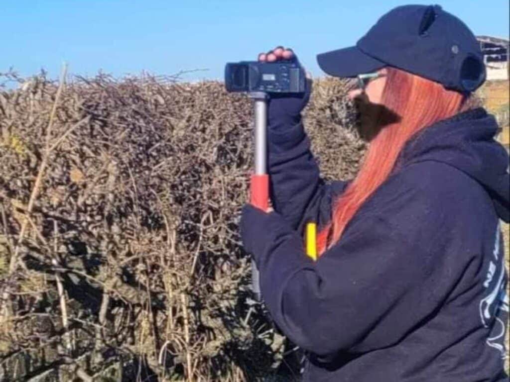 North East Hunt Monitors using camcorder provided by Protect the Wild