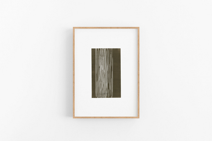 Prints from Cypress Design Co called Redwood Study and Waves