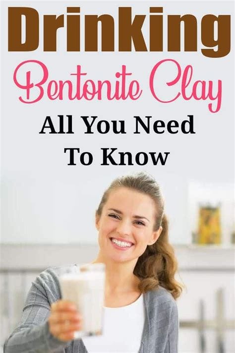 Drinking Bentonite Clay - All You Need To Know - thehealingclay in 2020 | Bentonite clay drink ...